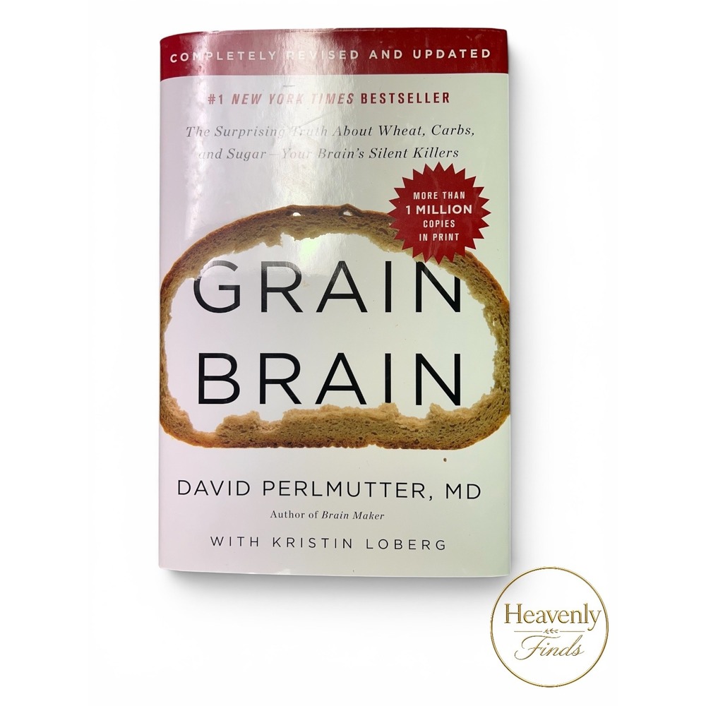 Grain Brain Hardcover Book David Perlmutter MD Health Diet Nutrition New